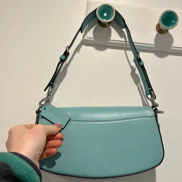 Coach Aqua Shoulder Bag - Picture 5 of 5